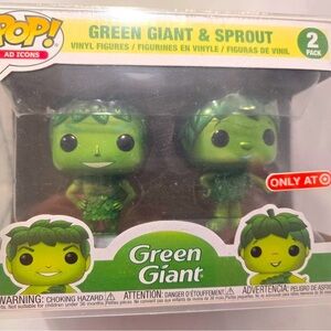 Funko Pop Ad Icons Green Giant & Sprout #2 NEW Sealed Vinyl Figurines